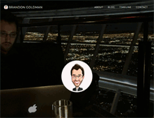 Tablet Screenshot of brandongoldman.com